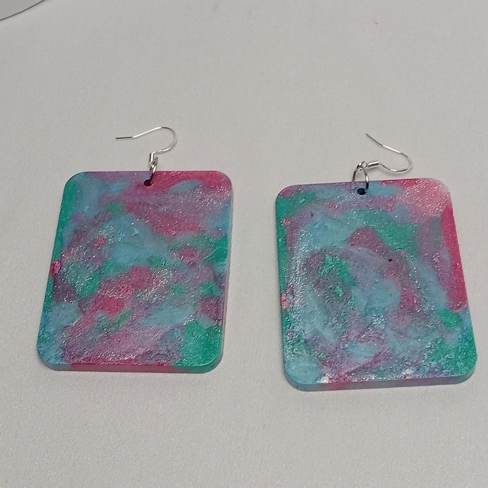 Hand Crafted Multicolor Earrings